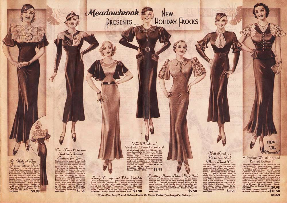 30'lar Modasına Moda Dergisinden Bir Örnek