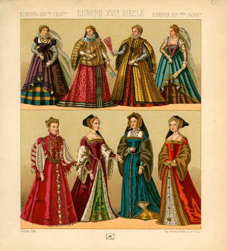 16. Yüzyıl Asillere Ait Moda